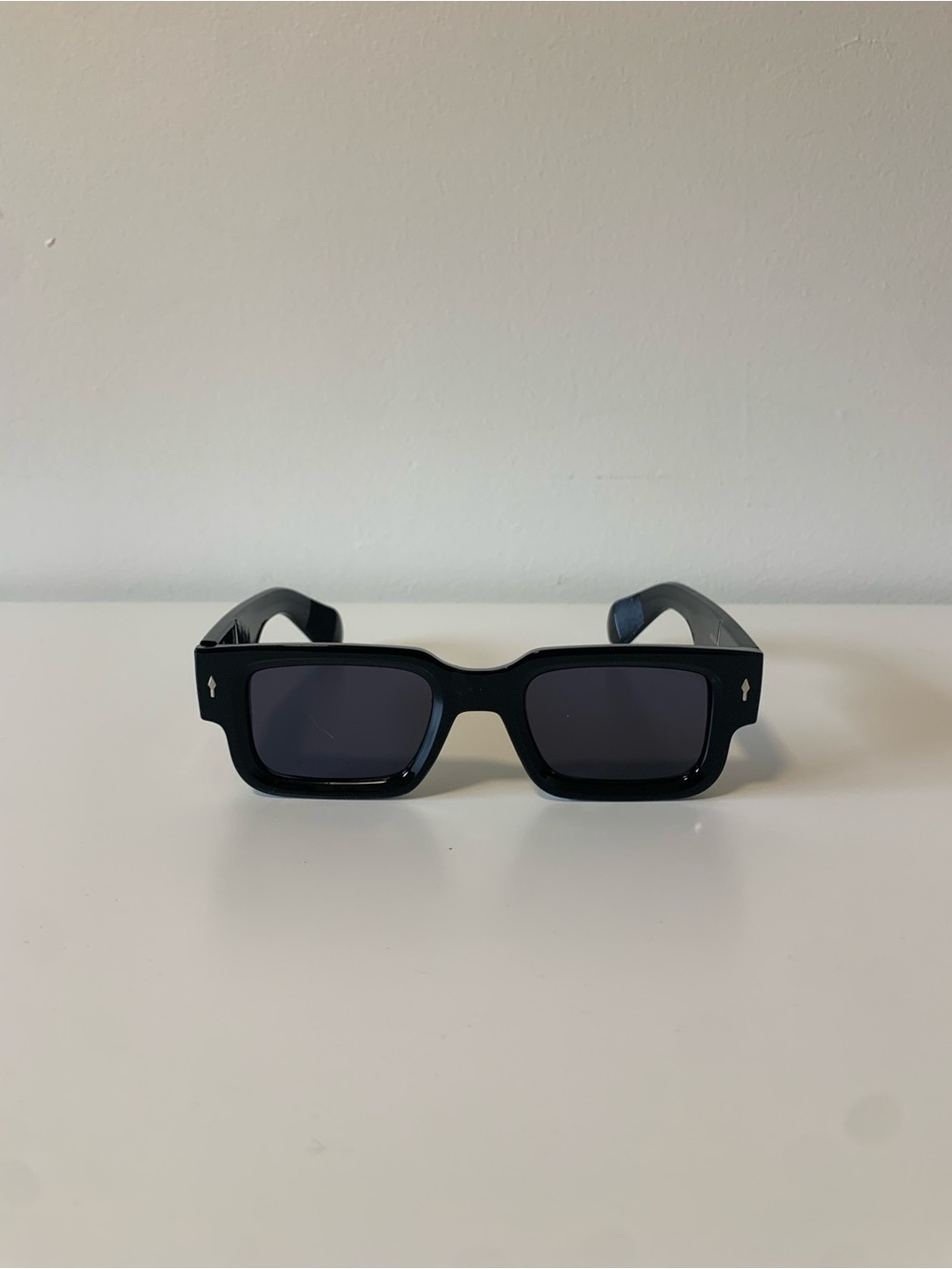 Black Y2K Square Sunglasses | Streetwear Shades
